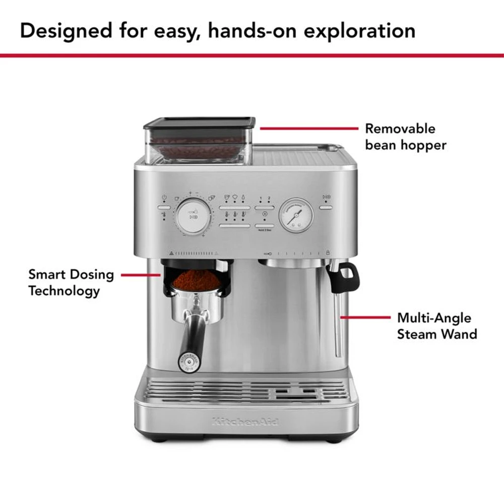 KitchenAid ® Semi-Automatic Espresso Machine in Stainless Steel
