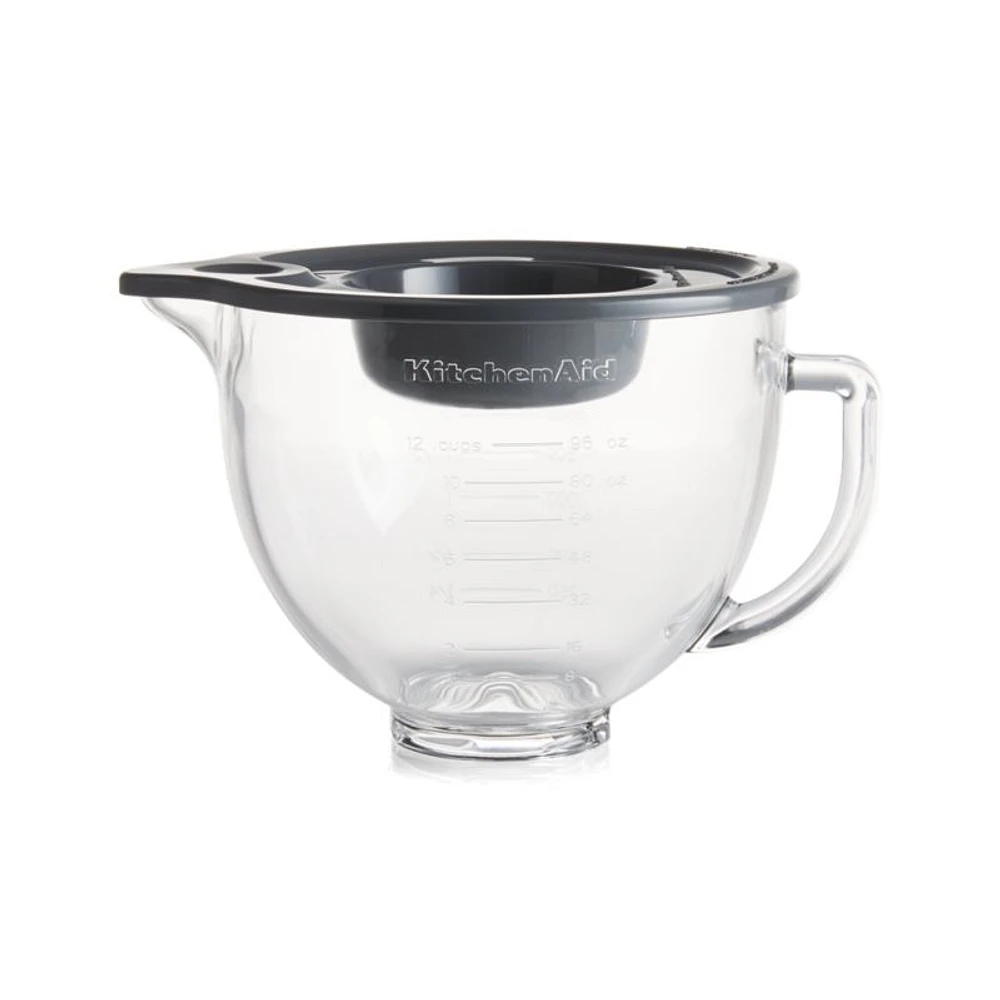 KitchenAid ® Stand Mixer 5-Qt. Glass Mixing Bowl with Measurement Markings and Lid