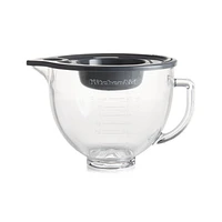 KitchenAid ® Stand Mixer 5-Qt. Glass Mixing Bowl with Measurement Markings and Lid
