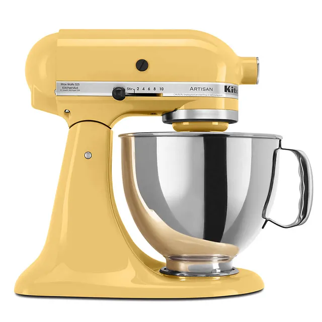 KitchenAid Stand Mixer Matte Grey Studded 5-Quart Ceramic Mixing