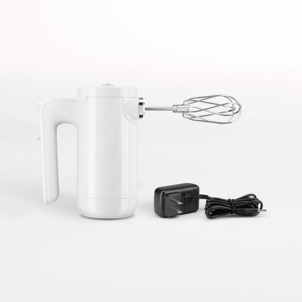 KitchenAid ® White Cordless Hand Mixer