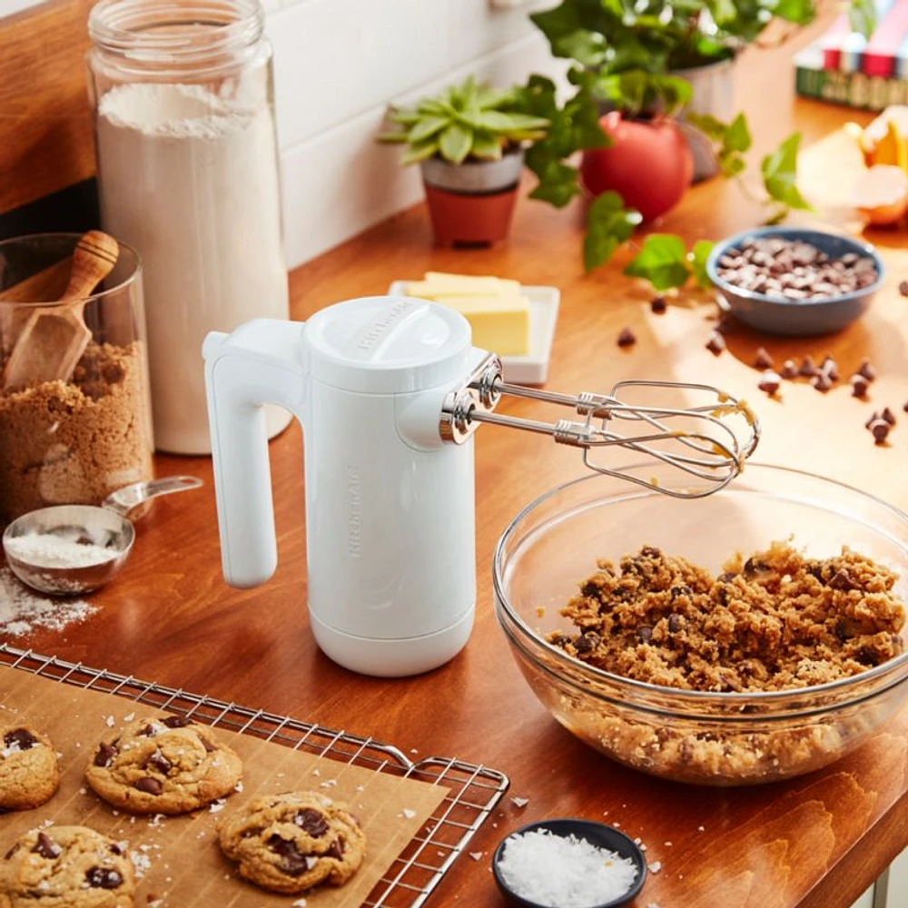 KitchenAid ® White Cordless Hand Mixer
