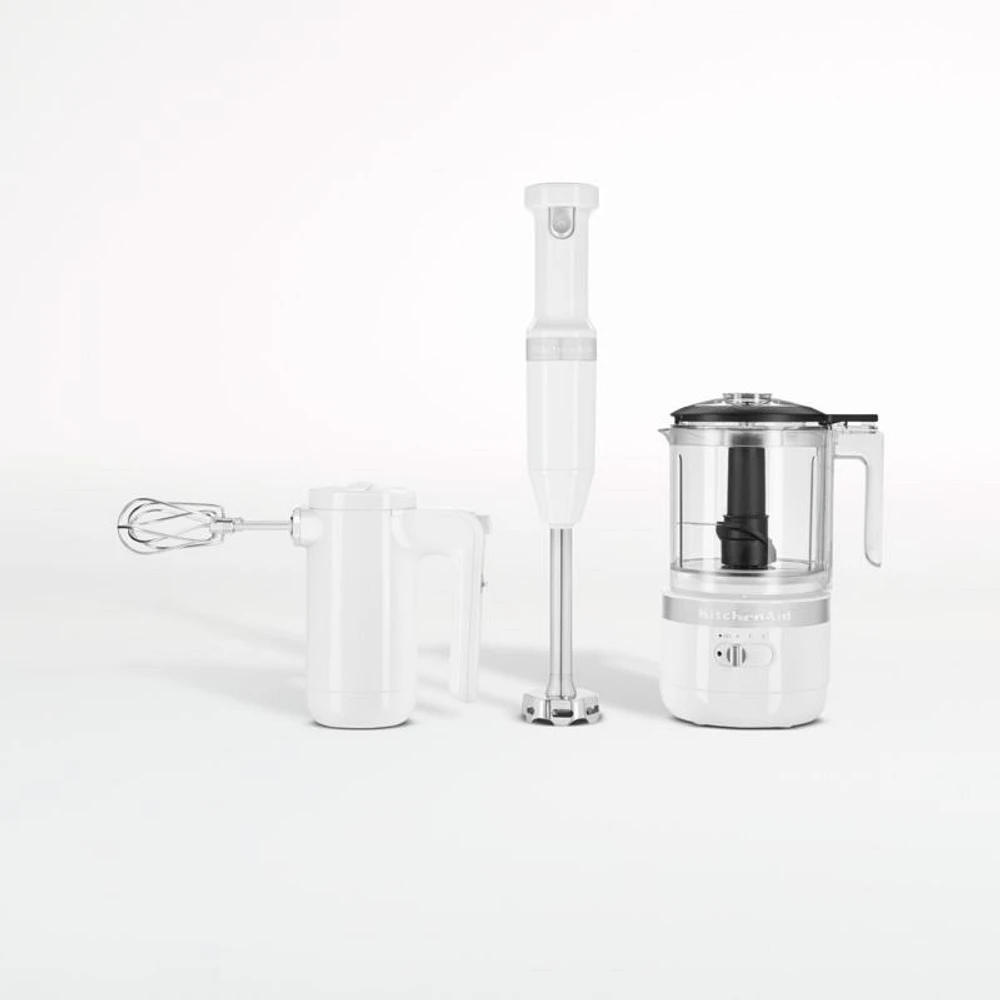 KitchenAid ® White Cordless Hand Mixer