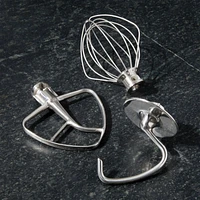 KitchenAid ® Stand Mixer Stainless Steel Mixing Attachments, Set of 3