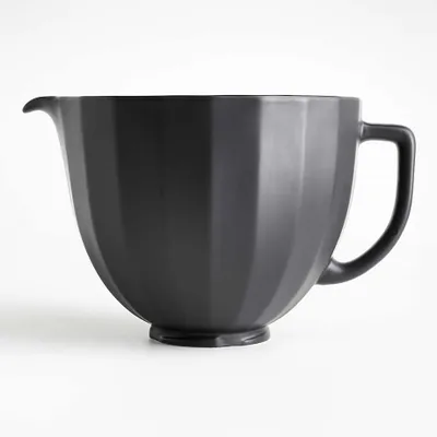 KitchenAid ® Stand Mixer Matte Black Shell 5-Quart Ceramic Mixing Bowl with Spout