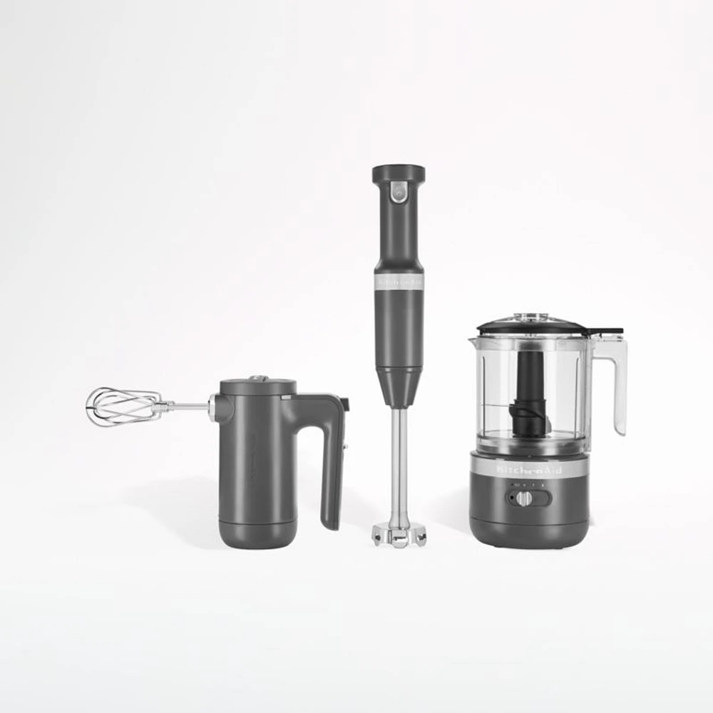 KitchenAid ® Grey Cordless Hand Mixer