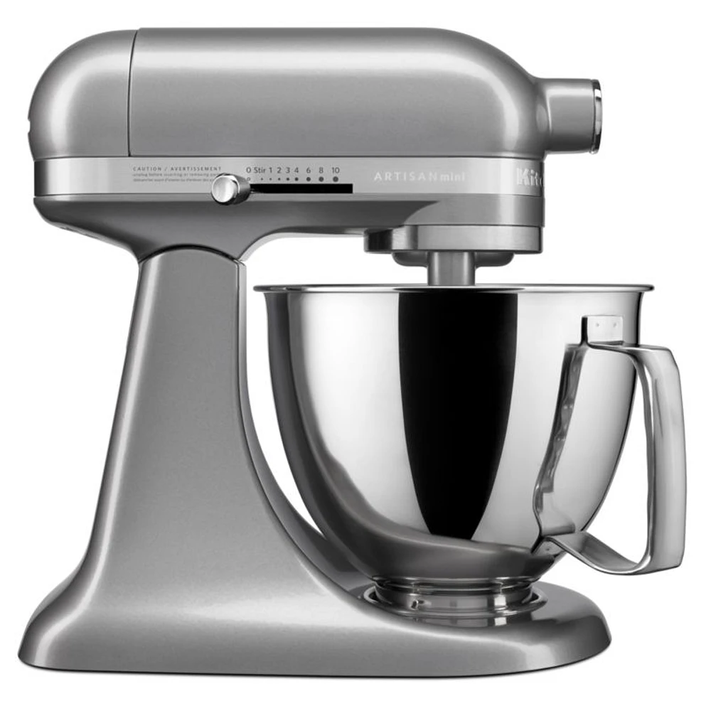 KitchenAid® Artisan® Mini 3.5-Quart Tilt-Head Contour Silver Stand Mixer