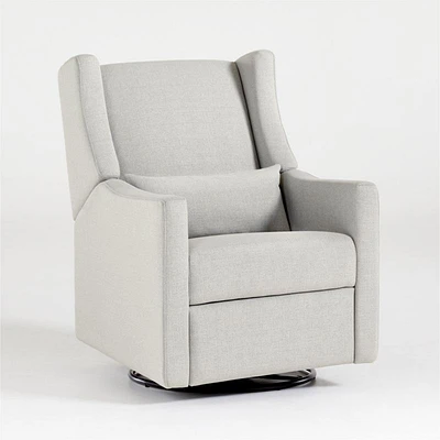 Babyletto Kiwi Grey Nursery Power Recliner in Eco-Performance Fabric