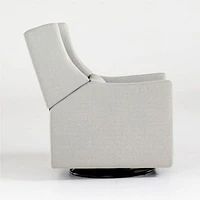 Babyletto Kiwi Grey Nursery Power Recliner in Eco-Performance Fabric
