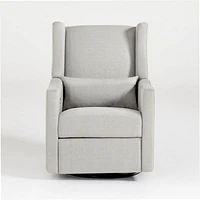 Babyletto Kiwi Grey Nursery Power Recliner in Eco-Performance Fabric
