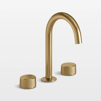 Kohler ® Components ® Brass Widespread Bathroom Sink Faucet and Handles<br />