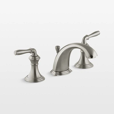 Kohler ® Devonshire ® Widespread Brushed Nickel Bathroom Sink Faucet<br />