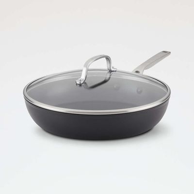 KitchenAid ® 12.25" Hard-Anodized Non-Stick Fry Pan with Lid