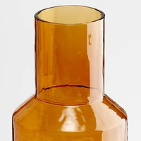 Kuruwa 39-oz. Amber Hammered Glass Pitcher by Eric Adjepong