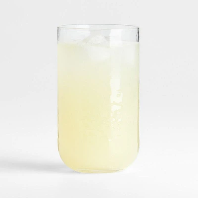 Kuruwa 16-Oz. Clear Hammered Glass Tumbler by Eric Adjepong