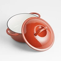 Kyense 4-Qt. Burnt Orange Enameled Cast Iron Dutch Oven by Eric Adjepong