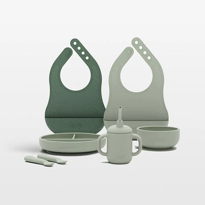 Lalo Sage Green First Bite Full Baby Feeding Set