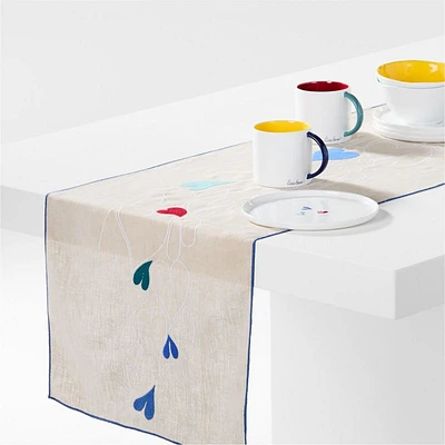 Heart Rhythm Table Runner By Lucia Eames