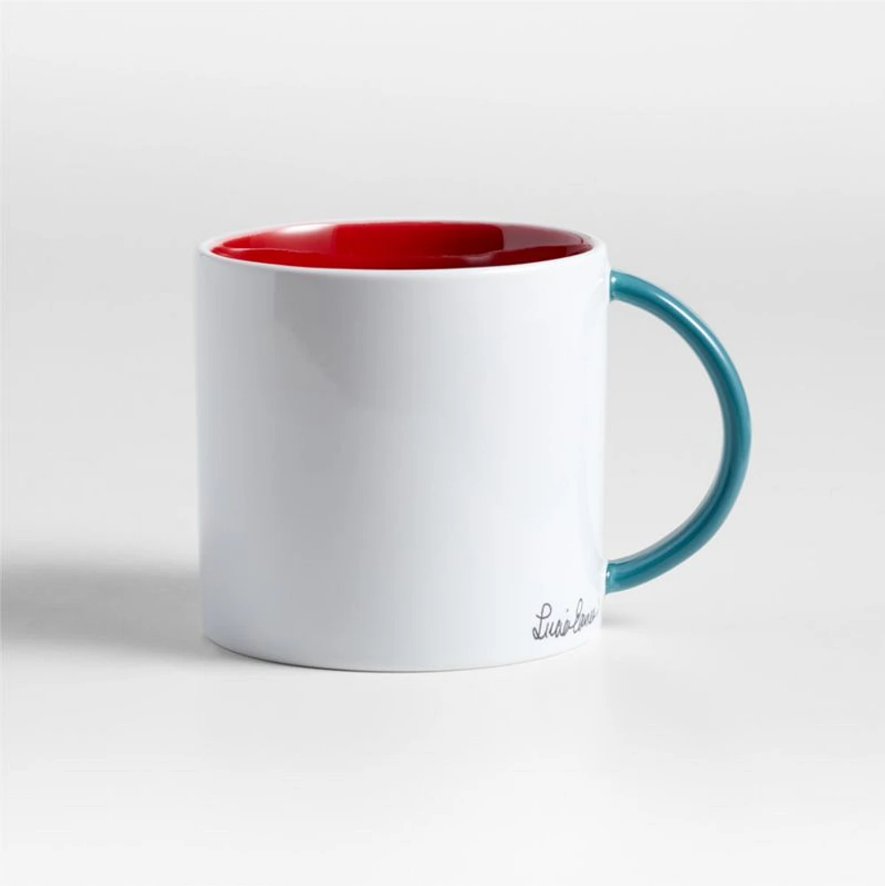 Sol 18-oz. Red Mug by Lucia Eames