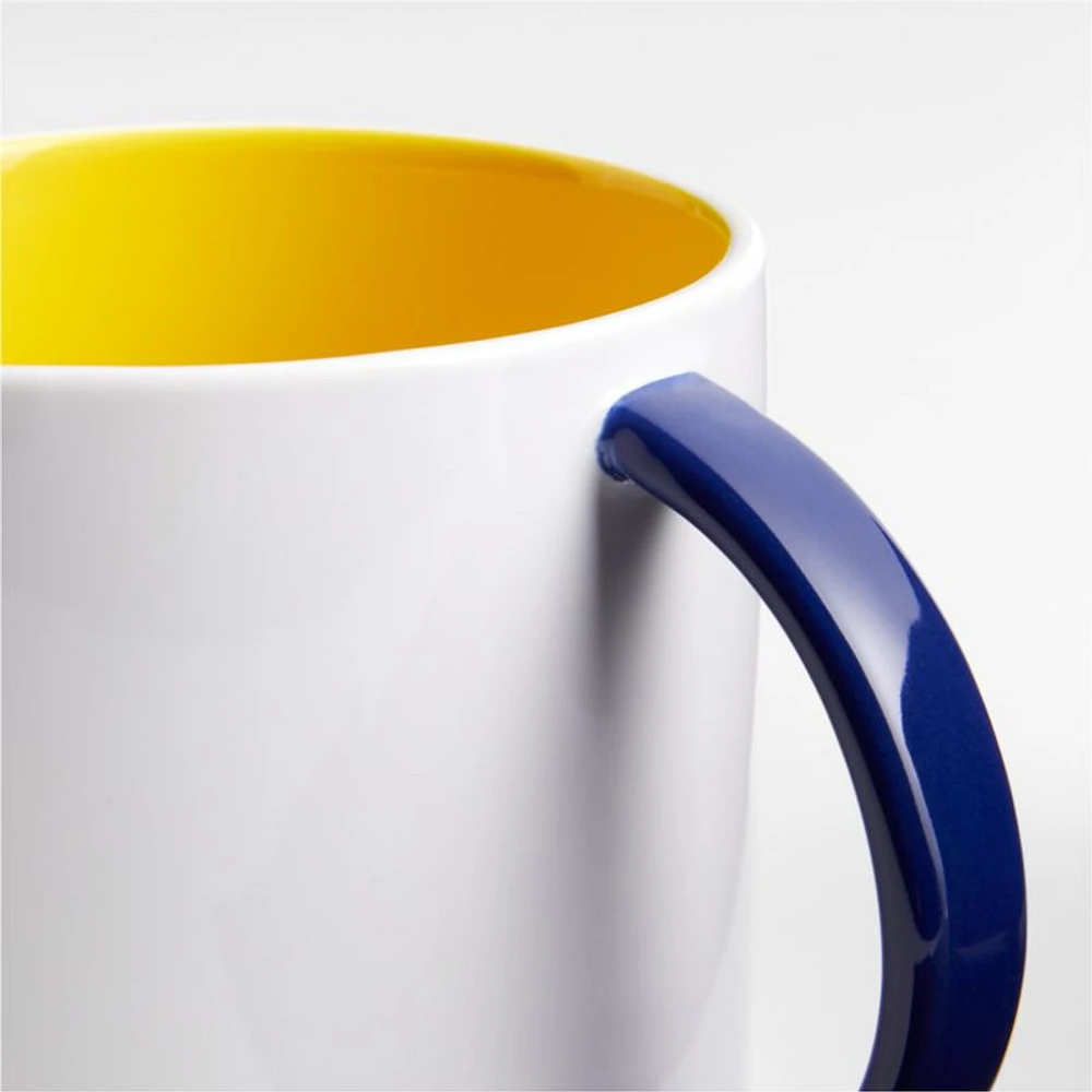 Sol 18-oz. Yellow Mug by Lucia Eames