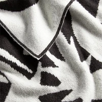 Star Dance 70"x55" Recycled Cashmere Throw Blanket by Lucia Eames™