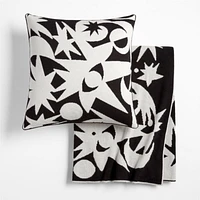 Star Dance 70"x55" Recycled Cashmere Throw Blanket by Lucia Eames™