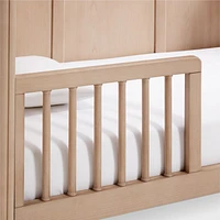 Lennox Carved Wood Convertible Baby Crib with Toddler Bed Rail by Leanne Ford