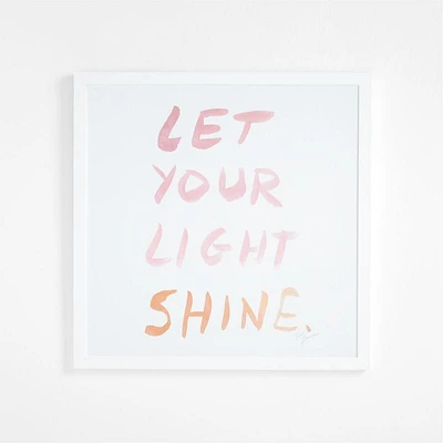 Let Your Light Shine Framed Wall Art by Leanne Ford Print