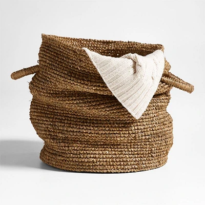 Wobbly Medium Natural Brown Decorative Basket by Leanne Ford