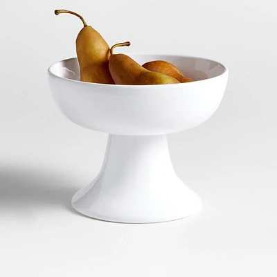 Garden Fountain Earthenware Pedestal Bowl by Laura Kim