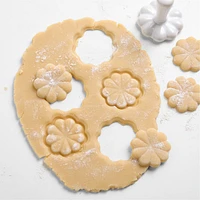 Ceramic Scalloped Cookie Stamp by Laura Kim