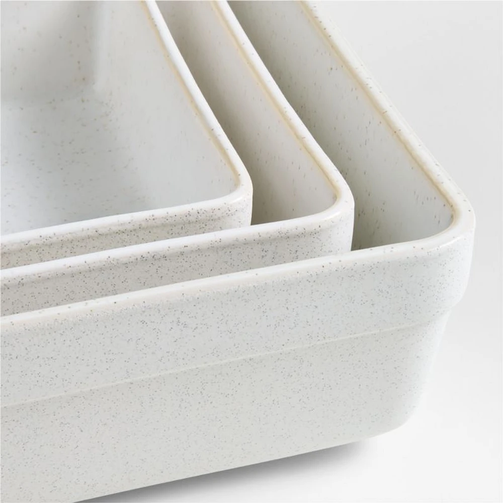 Terre Ceramic Bakers, Set of 3 by Laura Kim