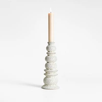 Off White Cylinder Taper Candles, Set of 2 by Laura Kim