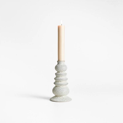 Toulouse Small Ceramic Taper Candle Holder by Laura Kim