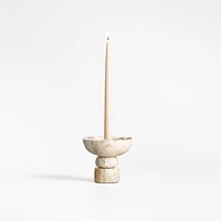 12" Off White Dipped Taper Candles, Set of 2 by Laura Kim