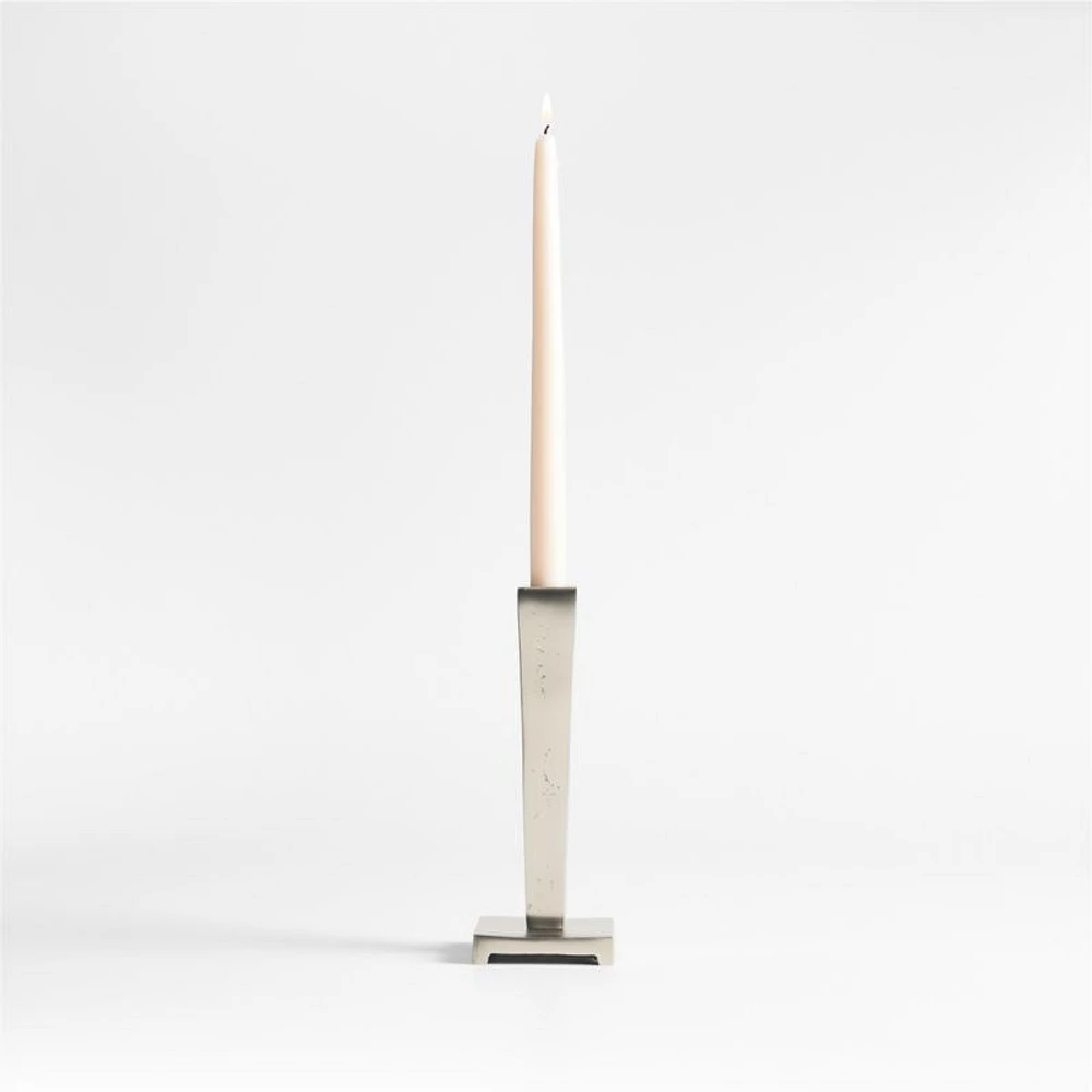 La Linge Metal Candlestick Taper Candle Holder by Athena Calderone