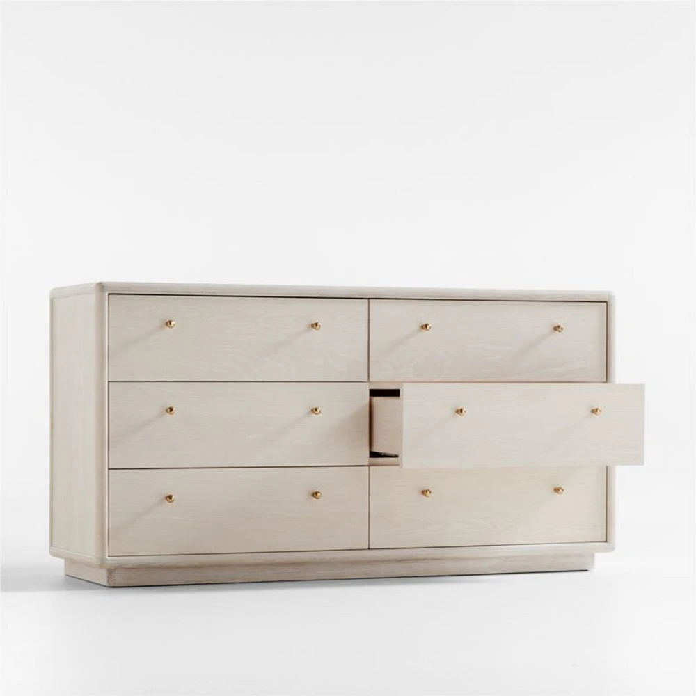 Lafayette Whitewashed Wood -Drawer Dresser