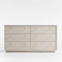 Lafayette Whitewashed Wood -Drawer Dresser