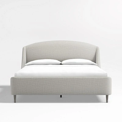 Lafayette Mist Grey Upholstered California King Bed