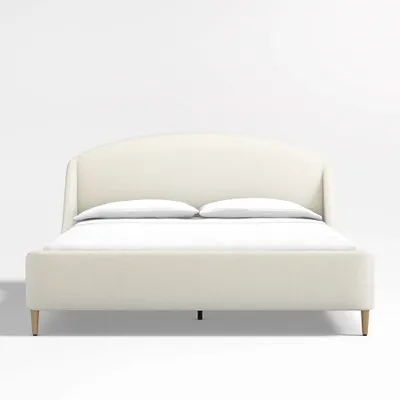 Lafayette Ivory Upholstered King Bed