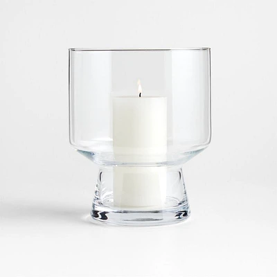 Laila Glass Hurricane Candle Holder 9"