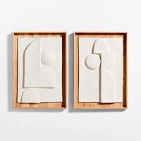 "Lain I" Paper Mache Wall Art