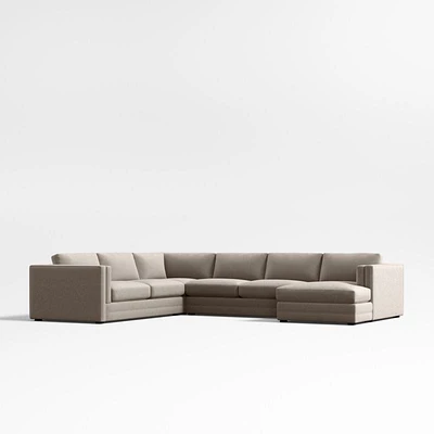Lakeview Upholstered 4-Piece L-Shaped Sectional Sofa