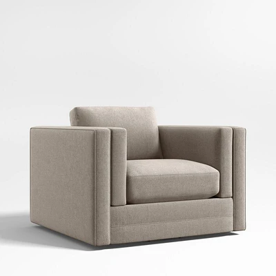 Lakeview 42" Upholstered Swivel Accent Chair