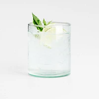 Lavinia Recycled Green Double Old-Fashioned Glass