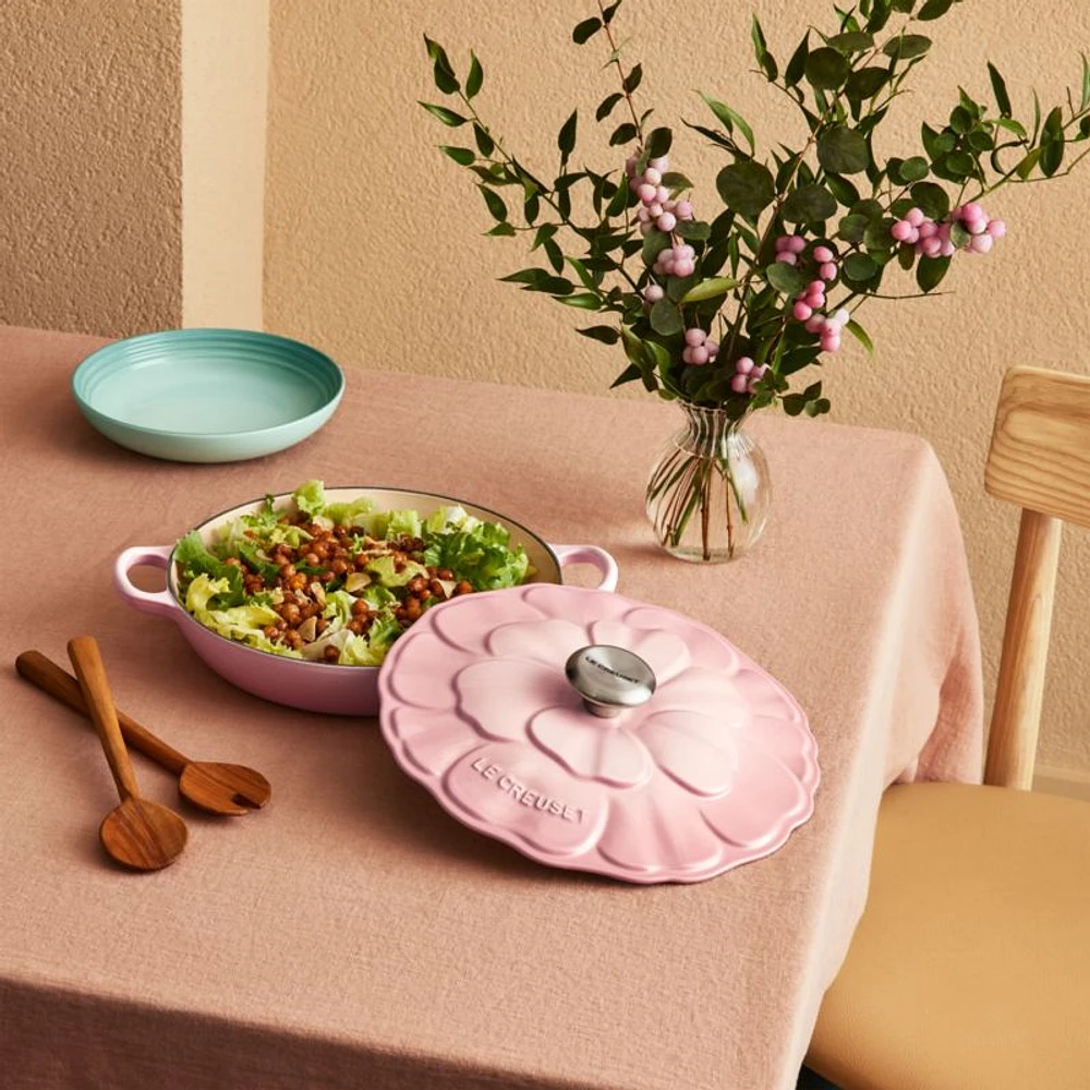 Le Creuset 2.25-Qt. Petal Pink Enameled Cast Iron Braiser