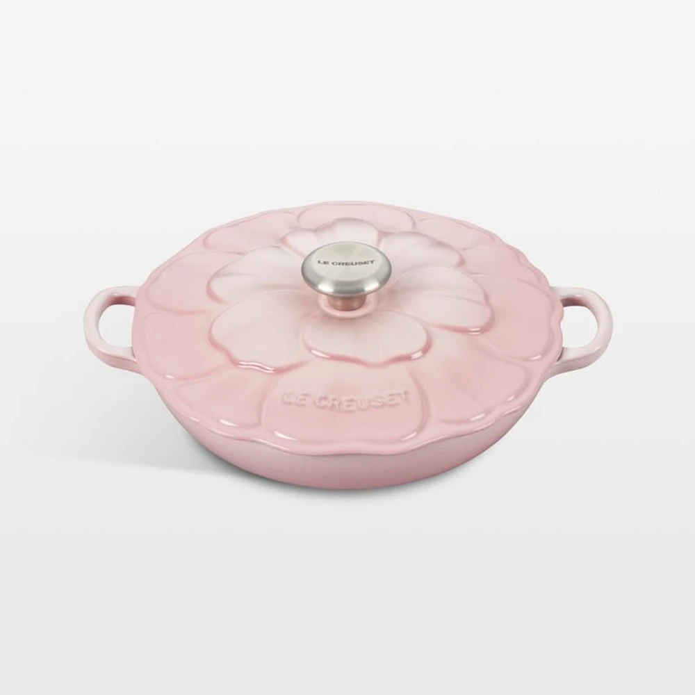 Le Creuset 2.25-Qt. Petal Pink Enameled Cast Iron Braiser