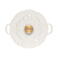 Le Creuset 2.25-Qt.Petal  White Enameled Cast Iron Braiser