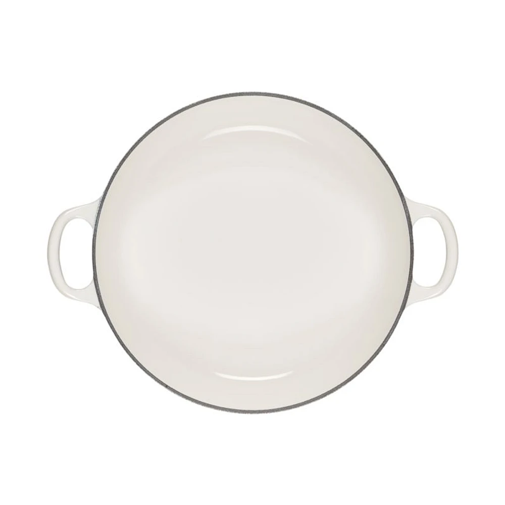 Le Creuset 2.25-Qt.Petal  White Enameled Cast Iron Braiser