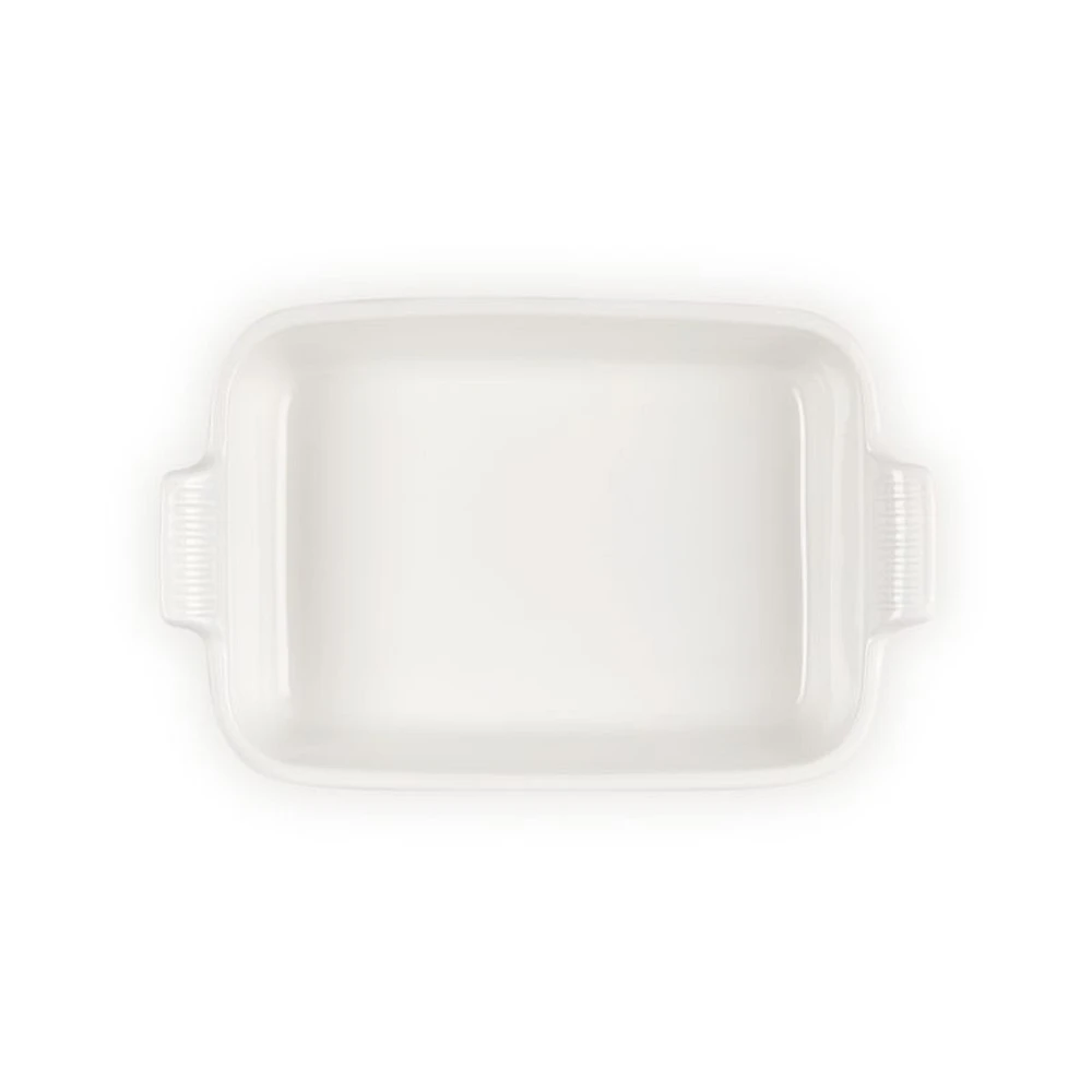 Le Creuset 2.3L Hertiage Rectangular Dish in Merignue
